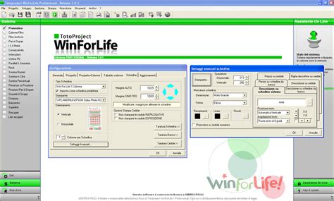 Software WinForLife Totoproject .